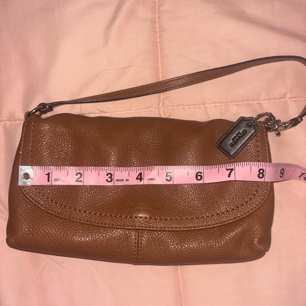 Coach Brown Leather Shoulder Purse